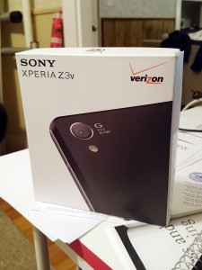 Sony Xperia Z3v Packaging Verizon